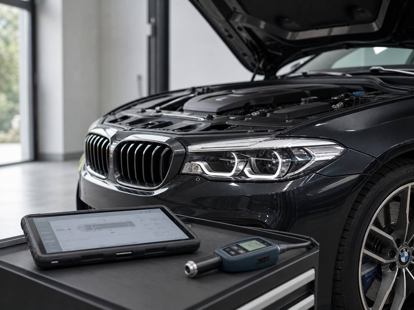 BMW átvizsgálás diagnosztikai eszközökkel